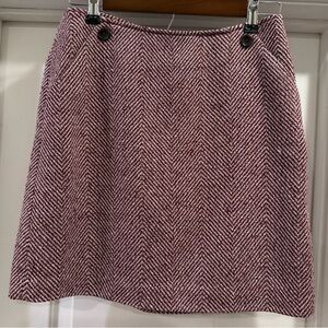 Banana Republic Herring Bone Wool Blend Skirt Size 2